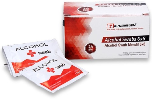 Alcohol doekjes Renasan 70% alcohol 10.5x20cm