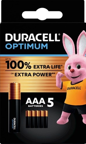 Batterij Duracell Optimum 5x AAA