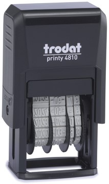 Datumstempel Trodat Printy 4810 cijfers zwart