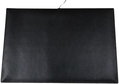 Verwarmde bureau-onderlegger DeWarmeMat 65 x 45 cm zwart