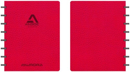 Schrift Adoc Business A5 lijn 144 pagina's 90gr rood