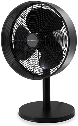 Tafelventilator Tomado Ø 35 cm retro zwart