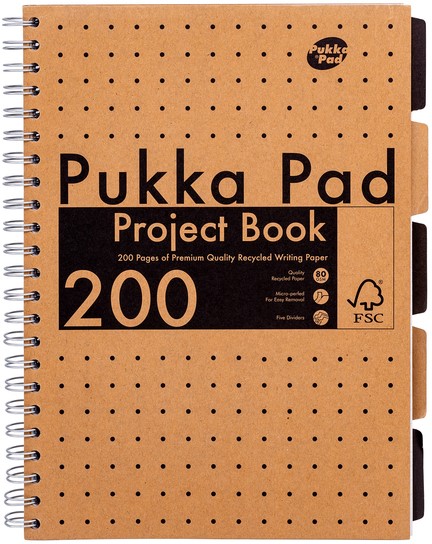 Projectboek A4 4tabs SOHO Pastel roze