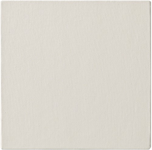 Canvas karton Clairfontaine gecoat 15x15cm wit