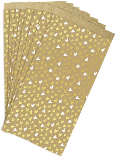 Cadeauzak Clairfontaine 16x30x5cm kraft harten 50 stuks