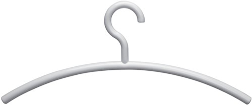 Kledinghanger MAUL acryl 460X190mm wit 5 stuks