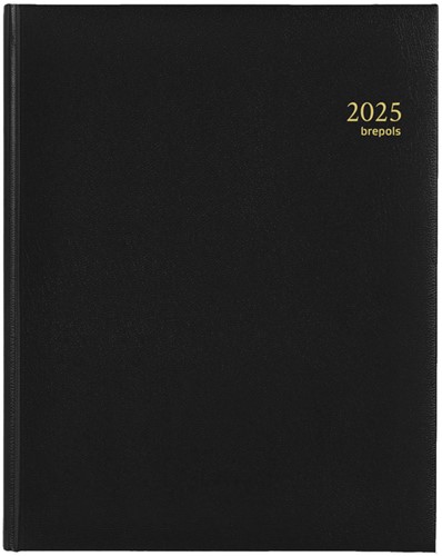 Agenda 2025 Brepols Concorde Lima 7dagen/2pagina's zwart