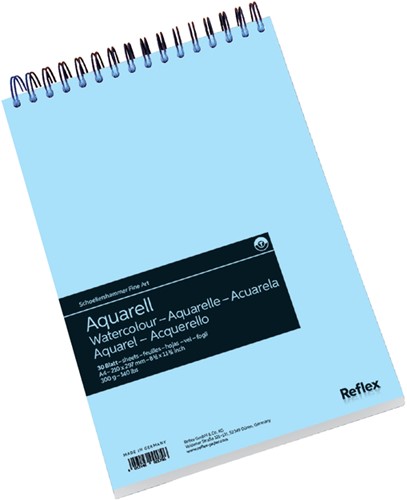 Aquarelblok Schoellershammer A4 spiraal 30 vel 300gr