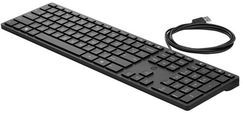 Toetsenbord HP 320K AZERTY zwart
