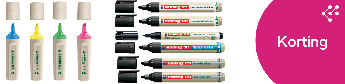 Edding Ecoline stiften met korting