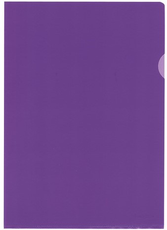 L-map Kangaro A4 PP 120 micron transp.generfd violet 10st.