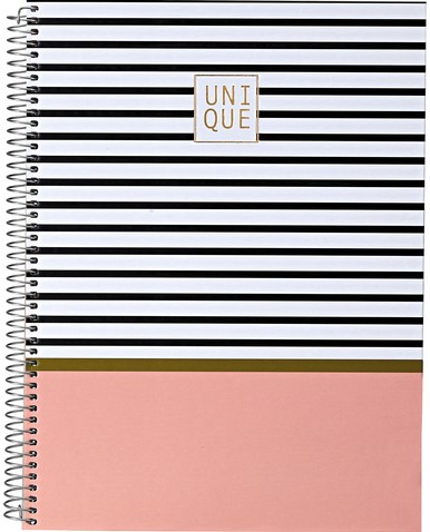 Spiraalboek HC Unique A5 160 bladzijde 90gram, lijn