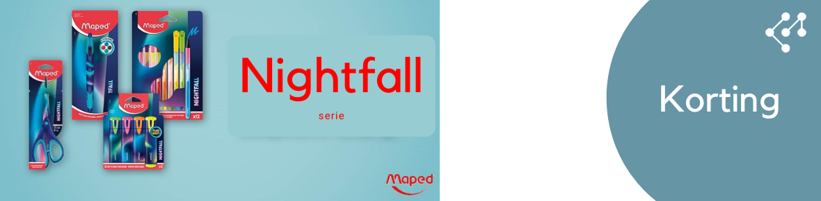 Maped Nightfall serie met korting
