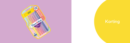 Paper Mate fineliner flair pastel 50% korting