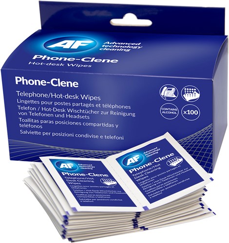 Phone-Clene - Telefoon en headset reinigingdoekjes