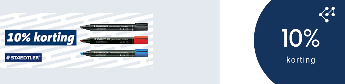 10% korting Staedtler Lumocolor 350